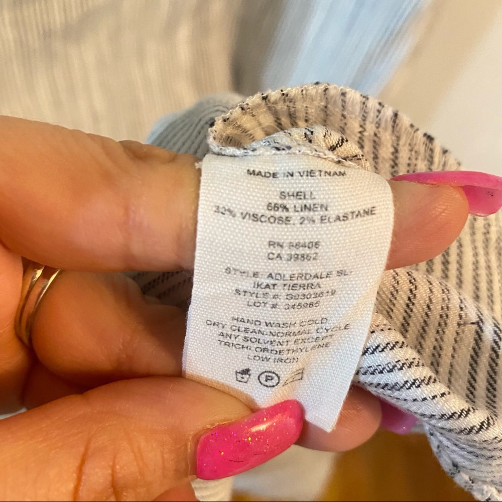 Theory summer dress linen size 6 - Picture 10 of 11
